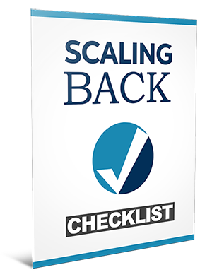 Scaling Back Ebook checklist